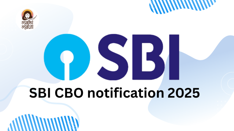 SBI CBO notification 2025