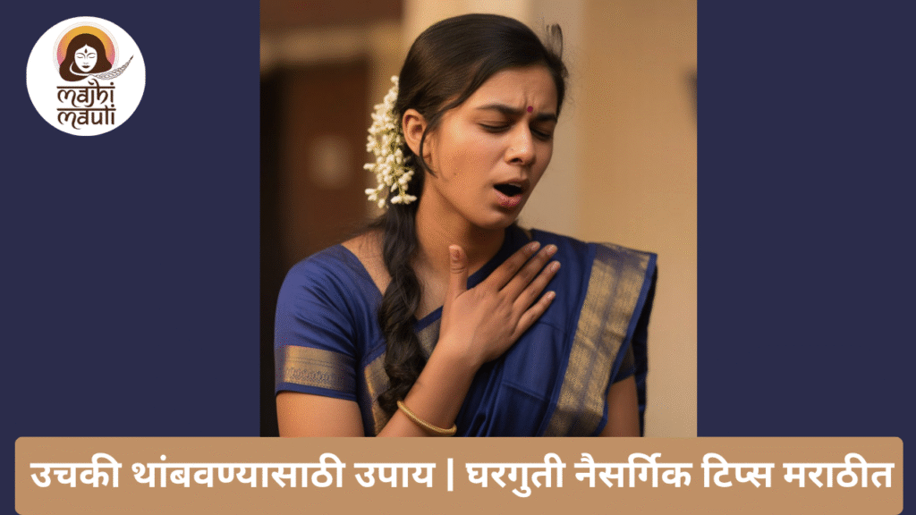 उचकी थांबवण्यासाठी उपाय