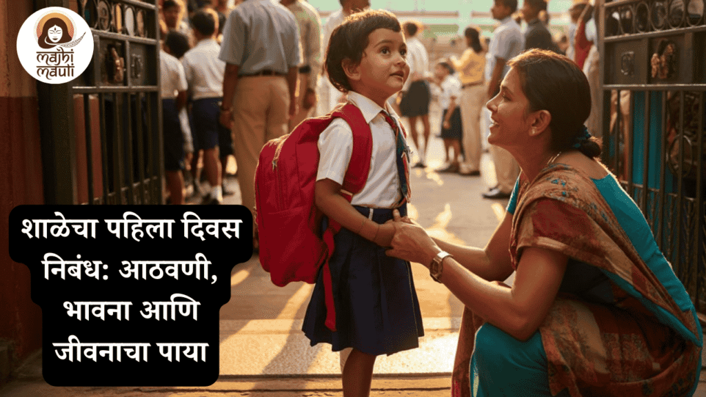 Shalecha Pahila Divas Nibandh