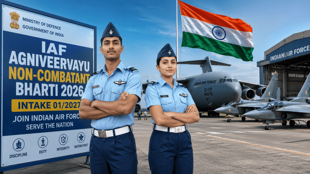 IAF Agniveervayu Non-Combatant Bharti 2026
