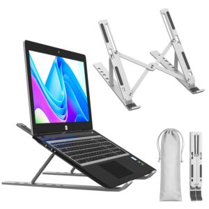 Portable Tabletop Laptop/Desktop Riser Stand Holder Compatible for MacBook, HP, Dell, Lenovo & All Other Notebook