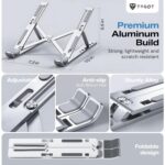 Portable Tabletop Laptop/Desktop Riser Stand Holder Compatible for MacBook, HP, Dell, Lenovo & All Other Notebook