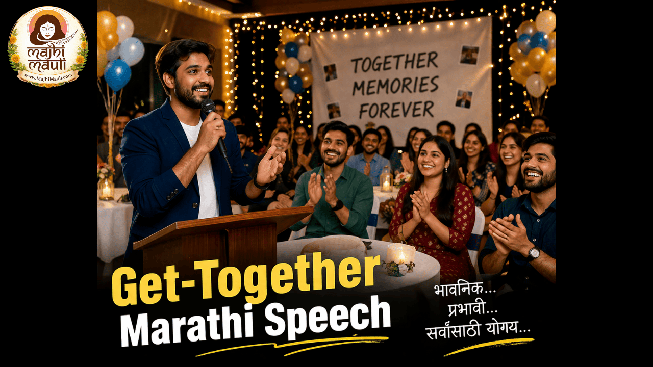 Get-Together Marathi Speech
