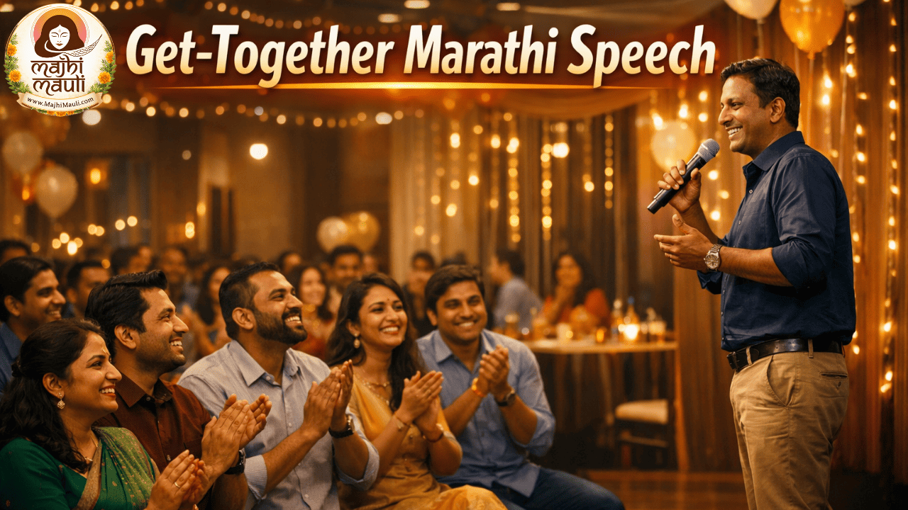 Get-Together Marathi Speech