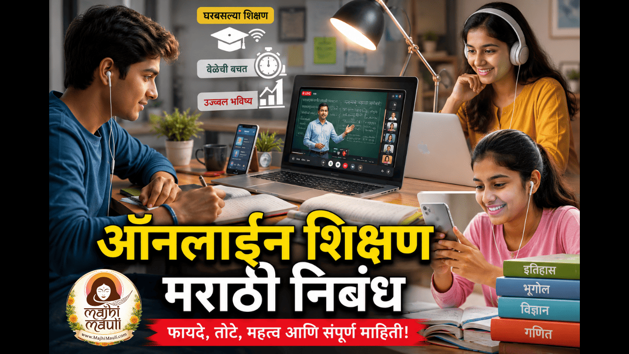 Online Education Essay In Marathi
