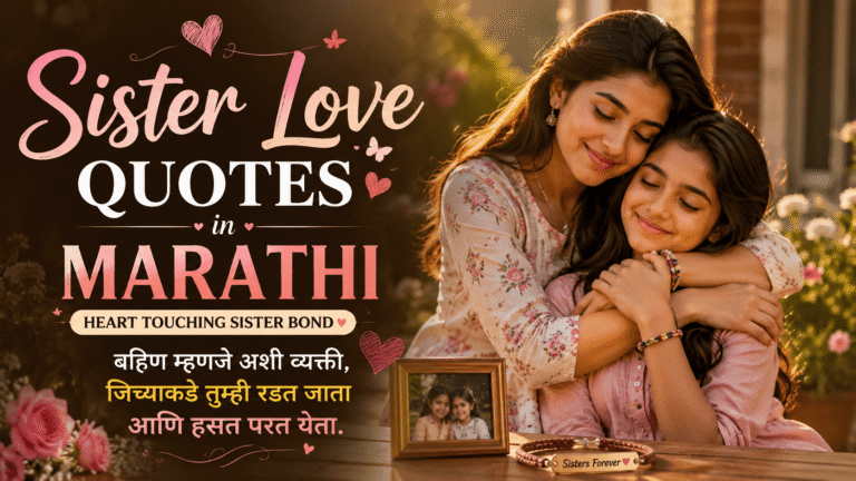 Sister Love Quotes in Marathi