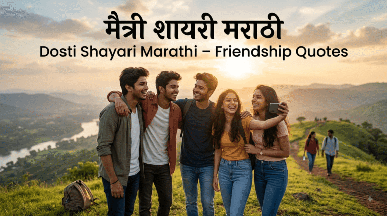 Dosti Shayari Marathi