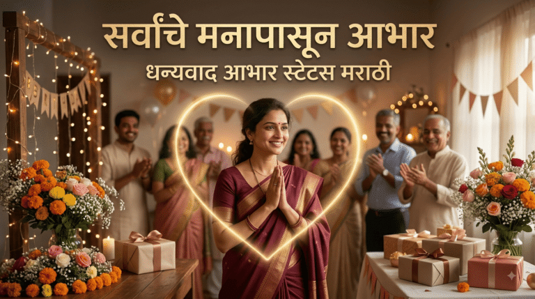 Thank You Status in Marathi