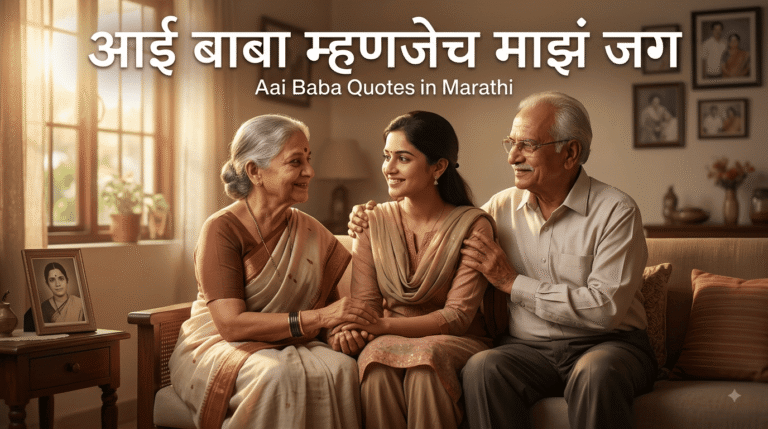 Aai Baba Quotes in Marathi