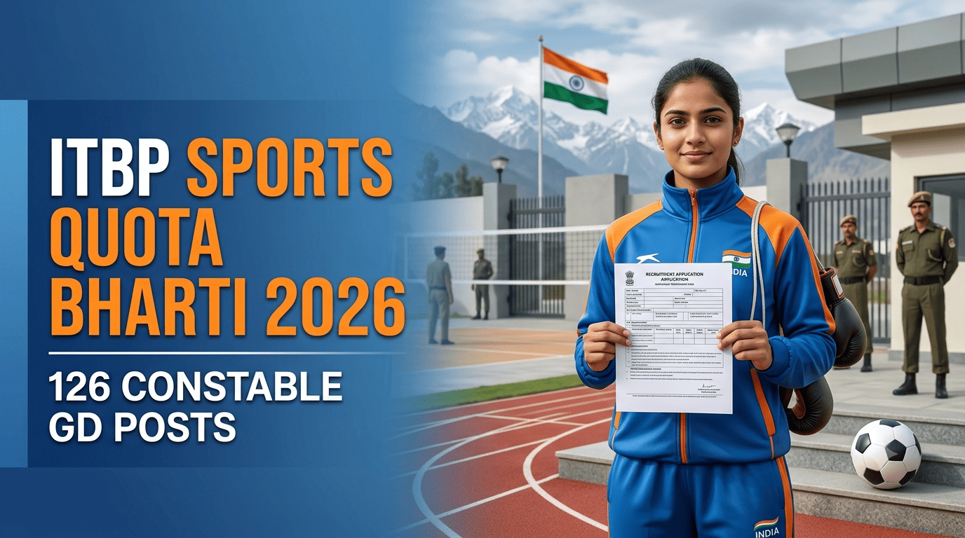 ITBP Sports Quota Bharti 2026